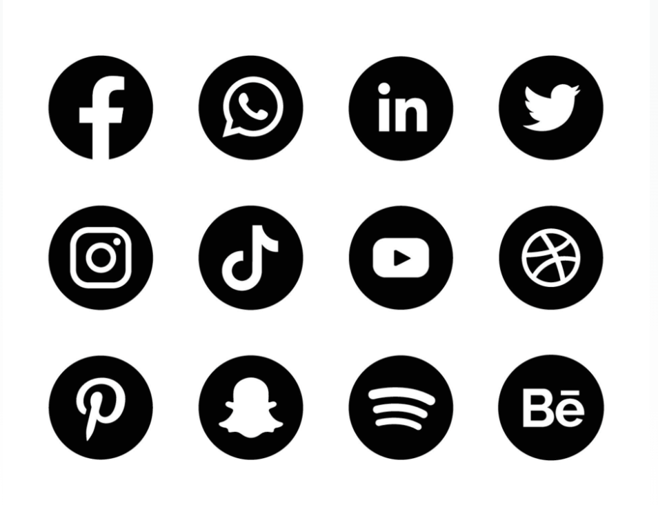 icônes des médias sociaux